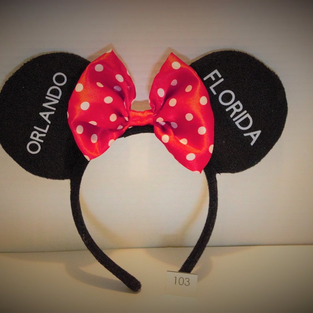 Minnie Mouse Ears Olando Florida